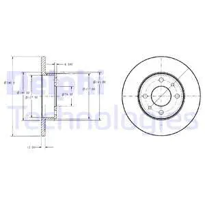 Brake Disc (BG2313)