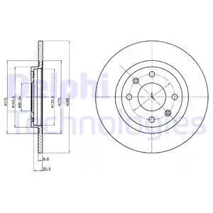Brake Disc (BG2308)