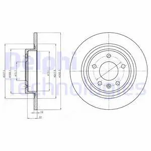 Brake Disc (BG4279)