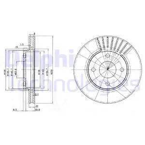 Brake Disc (BG3359C)