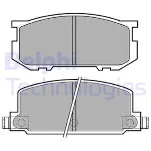 Brake Pad Set, disc brake (LP220)
