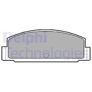 Brake Pad Set, disc brake (LP450)