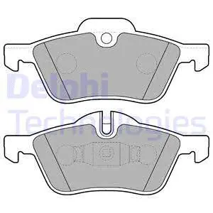 Brake Pad Set, disc brake (LP1657)