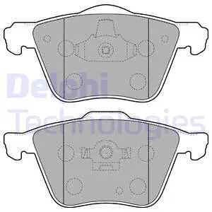 Brake Pad Set, disc brake (LP1821)
