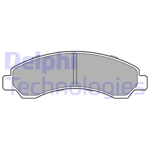 Brake Pad Set, disc brake (LP3453)