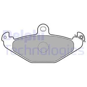 Brake Pad Set, disc brake (LP1756)