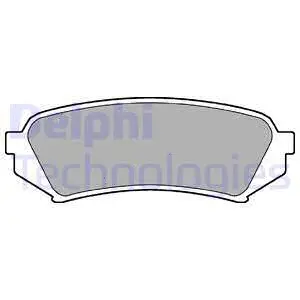 Brake Pad Set, disc brake (LP1438)