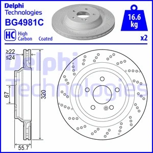 Brake Disc (BG4981C)