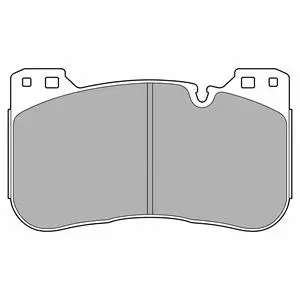 Brake Pad Set, disc brake (LP3626)