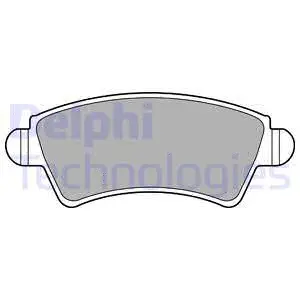 Brake Pad Set, disc brake (LP1846)