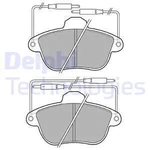 Brake Pad Set, disc brake (LP741)