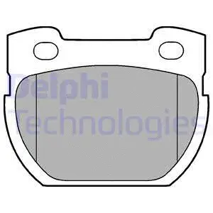Brake Pad Set, disc brake (LP777)