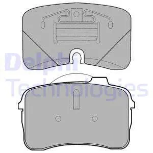 Brake Pad Set, disc brake (LP933)