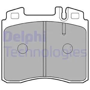 Brake Pad Set, disc brake (LP842)
