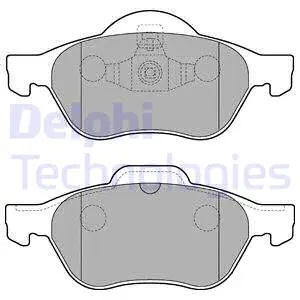Brake Pad Set, disc brake (LP2252-18B1)