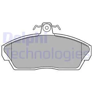 Brake Pad Set, disc brake (LP1450)