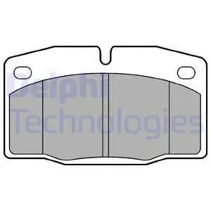 Brake Pad Set, disc brake (LP581)