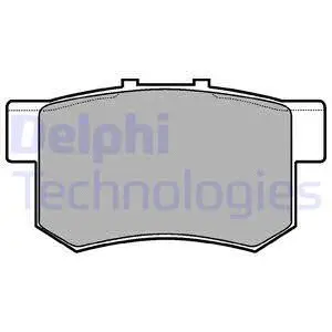 Brake Pad Set, disc brake (LP948)