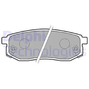 Brake Pad Set, disc brake (LP1771)