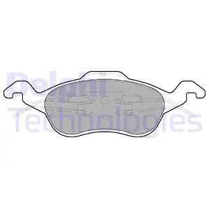 Brake Pad Set, disc brake (LP1315)