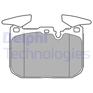 Brake Pad Set, disc brake (LP2449)