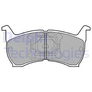 Brake Pad Set, disc brake (LP465)