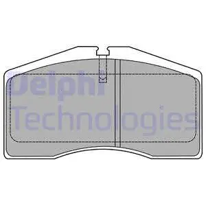 Brake Pad Set, disc brake (LP1428)