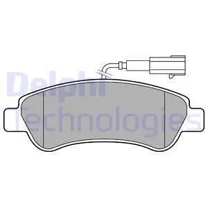 Brake Pad Set, disc brake (LP3153)