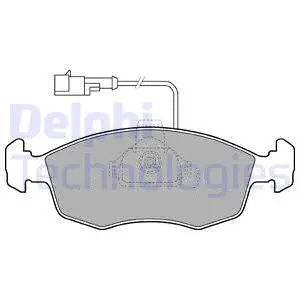 Brake Pad Set, disc brake (LP1416)