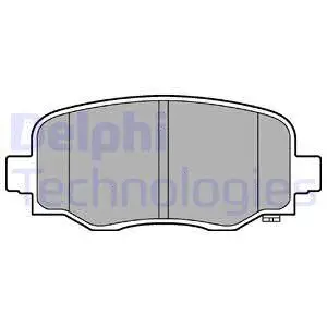 Brake Pad Set, disc brake (LP3253)