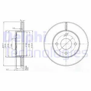 Brake Disc (BG3763)