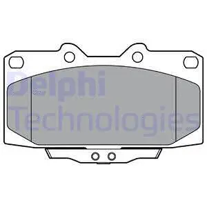 Brake Pad Set, disc brake (LP3409)
