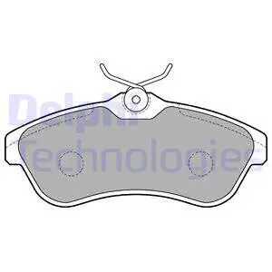 Brake Pad Set, disc brake (LP1715)