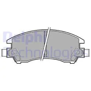 Brake Pad Set, disc brake (LP547)