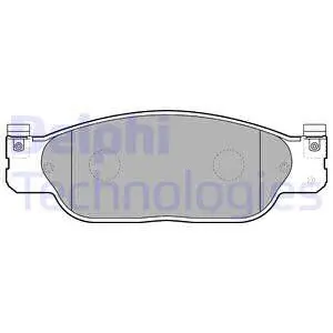 Brake Pad Set, disc brake (LP1468)