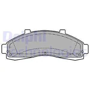 Brake Pad Set, disc brake (LP1175)