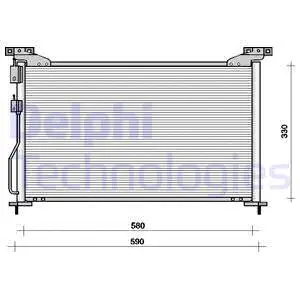 Condenser, air conditioning (TSP0225092)