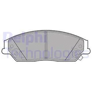 Brake Pad Set, disc brake (LP2714)