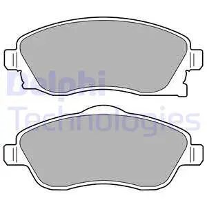 Brake Pad Set, disc brake (LP1676)