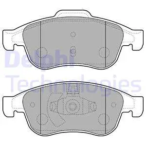 Brake Pad Set, disc brake (LP2152)