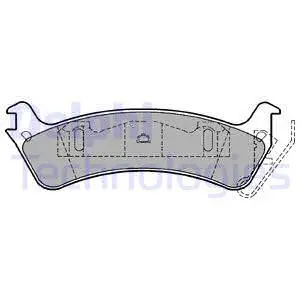 Brake Pad Set, disc brake (LP1179)