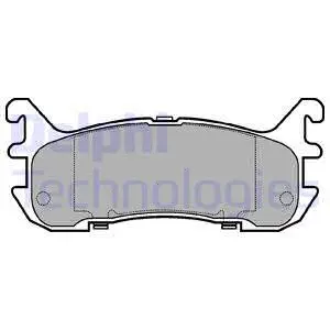 Brake Pad Set, disc brake (LP932)