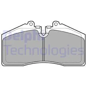 Brake Pad Set, disc brake (LP957)