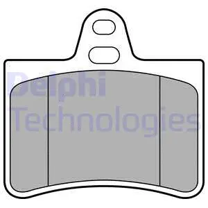 Brake Pad Set, disc brake (LP1680)