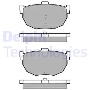 Brake Pad Set, disc brake (LP1072)