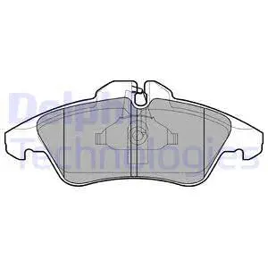 Brake Pad Set, disc brake (LP980)