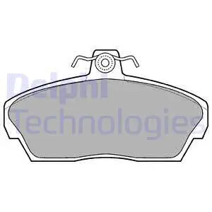 Brake Pad Set, disc brake (LP911)