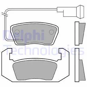 Brake Pad Set, disc brake (LP143)