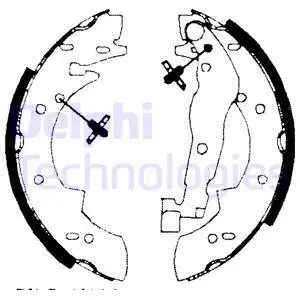 Brake Shoe Set (LS1690)