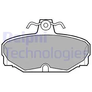 Brake Pad Set, disc brake (LP507)